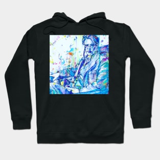 W. B. YEATS - watercolor and ink portrait .1 Hoodie